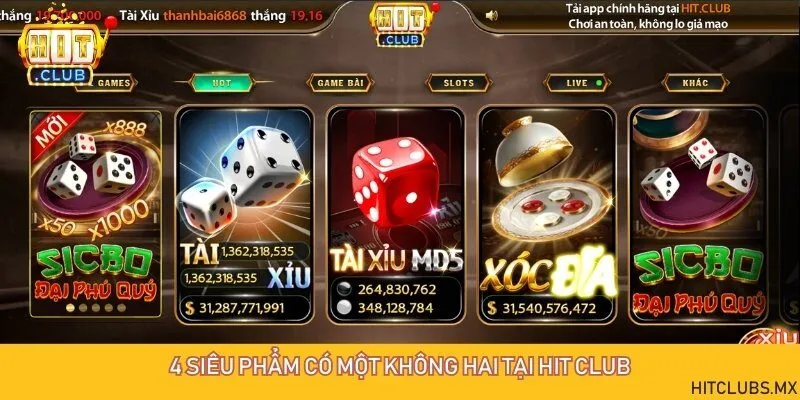 Giải trí và săn thưởng mỗi ngày cùng các siêu phẩm