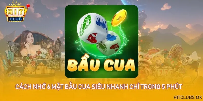 Cách nhớ 6 mặt bầu cua siêu nhanh chỉ trong 5 phút
