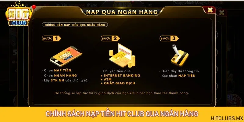 Tất tần tật về phương thức nạp tiền ngân hàng