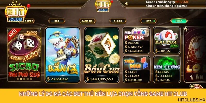 Cổng game có nhiều ưu điểm vượt trội thu hút đông đảo người chơi