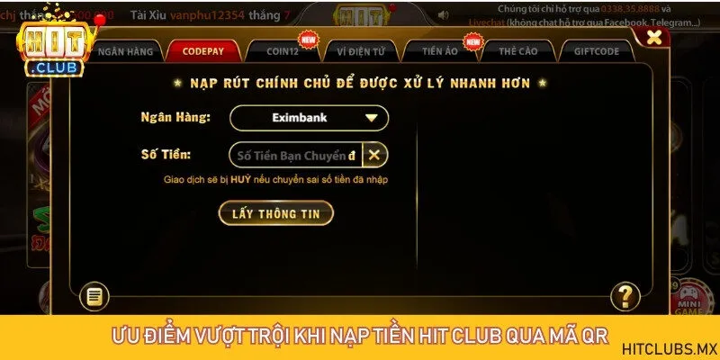 Lợi ích khi nạp tiền bằng mã QR là vô cùng nhanh chóng